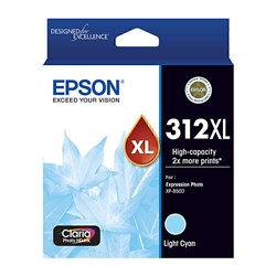 EPSON 312XL INK CARTRIDGE C13T183592 Lite Cyan